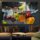 Kithen Vegetables World Wall Art Canvas Print