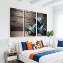 Dambell and Sport Wall Art Canvas Print