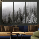 Big Foggy Forest and Misty Trees Forest Wall Art Canvas by MyGreatCanvas | Canvas Wall Art Prints | Photo Prints & Wall Decor