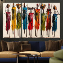 Abstract African Women Wall Art Canvas Print by MyGreatCanvas | Canvas Wall Art Prints | Photo Prints & Wall Decor