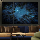 Forest and Stars Wall Art Canvas Print by MyGreatCanvas | Canvas Wall Art Prints | Photo Prints & Wall Decor