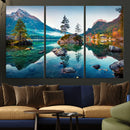 Crystal Clear Lake Wall Art | Mountains Wall Art Canvas | 3 by MyGreatCanvas | Canvas Wall Art Prints | Photo Prints & Wall Decor