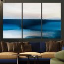 Dark Blue Abstract Wall Art Canvas Print by MyGreatCanvas | Canvas Wall Art Prints | Photo Prints & Wall Decor