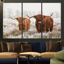 Longhorn Cattle Wall Art Canvas Print, Framed Farmhouse by MyGreatCanvas | Canvas Wall Art Prints | Photo Prints & Wall Decor