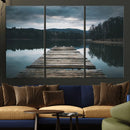 Wooden Bridge Near Lake Wall Art Canvas Print by MyGreatCanvas | Canvas Wall Art Prints | Photo Prints & Wall Decor