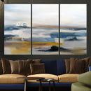 Abstract Landscape Wall Art Canvas | 3 Panel Modern Blue, by MyGreatCanvas | Canvas Wall Art Prints | Photo Prints & Wall Decor