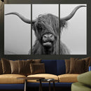 Texas Cow Wall Art Canvas, Texas Longhorn Cattle Canvas by MyGreatCanvas | Canvas Wall Art Prints | Photo Prints & Wall Decor