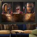 Wine and Barrels Wall Art Canvas Print by MyGreatCanvas | Canvas Wall Art Prints | Photo Prints & Wall Decor
