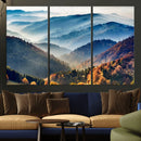 Mountains Forest Autumn Wall Art Canvas Print by MyGreatCanvas | Canvas Wall Art Prints | Photo Prints & Wall Decor