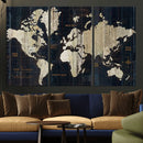 World Map Canvas Print – Detailed Map of the World Wall Art by MyGreatCanvas | Canvas Wall Art Prints | Photo Prints & Wall Decor
