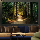 Natural Landscape Wall Art Relaxing Forest Canvas Print