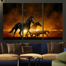 Horse Wall Art Canvas Print, Multi Panel Animal Canvas Print