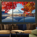 Mount Fuji Canvas Wall Art Japan Autumn Mountain Canvas