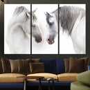 White Horse Wall Art Animal Canvas Print by MyGreatCanvas | Canvas Wall Art Prints | Photo Prints & Wall Decor