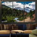 San Juan Nal Forest Wall Art Landscape Canvas Print