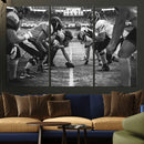 American Football Wall Art Canvas Print Framed Stadium Sport