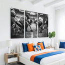 American Football Wall Art Canvas Print Framed Stadium Sport