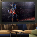 American Football Wall Art Canvas Print, Stadium Sport Wall