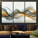 Abstract Wave Canvas Wall Art – Fluid Contemporary Elegance