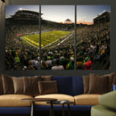 Oregon Stadium Canvas Wall Art - Captivating Game Day Scene