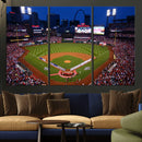 St. Louis Cardinals Baseball Team Print - Busch Stadium Wall by MyGreatCanvas | Canvas Wall Art Prints | Photo Prints & Wall Decor