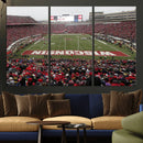 Wisconsin Badgers Team Print Canvas - Madison Camp Randall