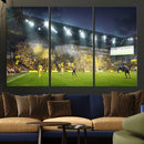 Columbus Crew Stadium Match Triple Canvas Wall Art - Dynamic