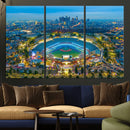 Los Angeles Dodgers Wall Art Canvas, Dodger Stadium Wall Art