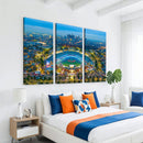 Los Angeles Dodgers Wall Art Canvas, Dodger Stadium Wall Art