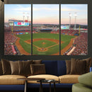 Cincinnati Reds Baseball Print Canvas- Cincinnati
