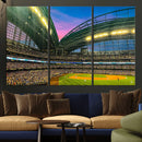 Milwaukee Brewers Baseball Team Print Canvas- American