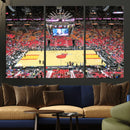 Miami Heat Basketball Team Print Wall Art- Kaseya Center by MyGreatCanvas | Canvas Wall Art Prints | Photo Prints & Wall Decor