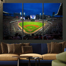 Truist Park Night Game Canvas Art - Atlanta Braves Stadium