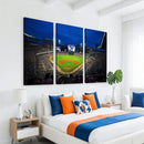 Truist Park Night Game Canvas Art - Atlanta Braves Stadium