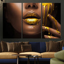 African American Art Black Woman Canvas Print, African Wall