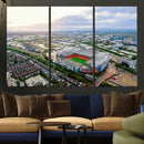Old Trafford Manchester United Stadium Wall Art Canvas Print