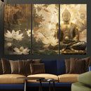 Zen Buddha Wall Art Canvas Print | Peaceful Meditation Decor