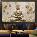 Serene Buddha Wall Art | Yoga Room Decor and Meditation Wall