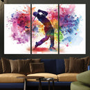 Colorful Golfer Swing Wall Art Canvas Print - Ready to Hang, by MyGreatCanvas | Canvas Wall Art Prints | Photo Prints & Wall Decor