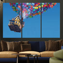 Carl Fredricksen, Up Movie Wall Art, Balloons Wall Art, Air
