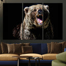 Grizzly Bear Canvas Print | Wildlife Wall Art for Cabin by MyGreatCanvas | Canvas Wall Art Prints | Photo Prints & Wall Decor