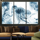 Abstract Jellyfish Canvas Print Wall Art