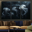 Jellyfish Wall Art Canvas Print, Elegant Wall Decor