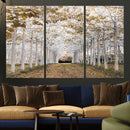 Forest Grove Wall Art | Serene Pathway Canvas Print | Ready