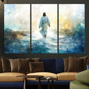 Watercolor Jesus Walking on Water Canvas Print, Christian by MyGreatCanvas | Canvas Wall Art Prints | Photo Prints & Wall Decor