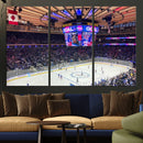Madison New York Rangers Hockey Stadium Wall Art Canvas