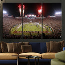 Framed Florida State Seminoles Football Team Print -