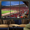 Wisconsin Badgers Football Team Print - Madison Camp Randall
