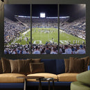 Brigham Young University Cougars Football Print Canvas - by MyGreatCanvas | Canvas Wall Art Prints | Photo Prints & Wall Decor