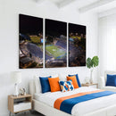 Duke University Blue Devils Football Print Canvas - Durham